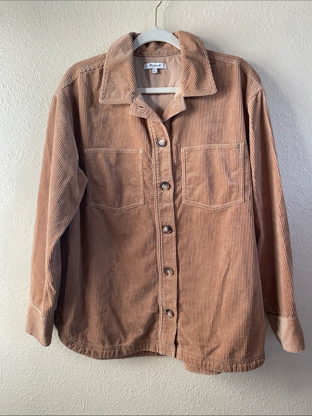 Madewell Corduroy Kentwood Oversized Shirt Jacket